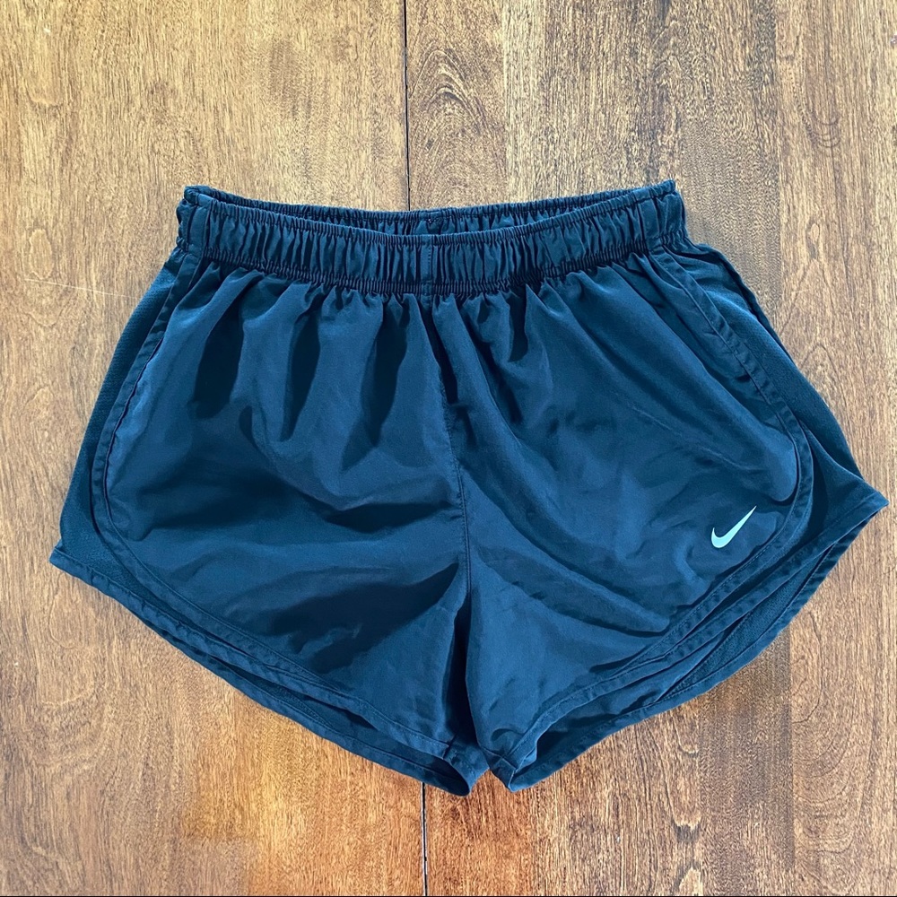 Nike Dri Fit Black Shorts Running Athletic Lined